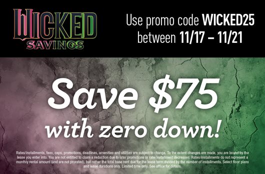 wicked Savings 25