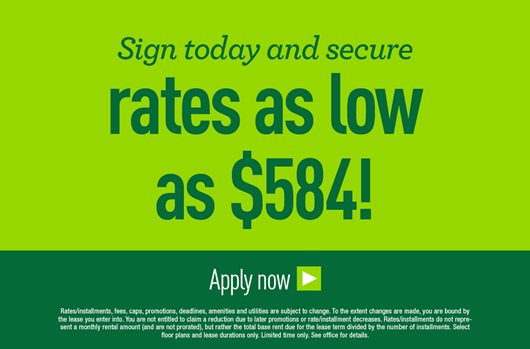Sign today and secure rates as low as $584! Apply Now >