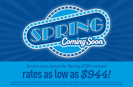 Sign for Spring 2024 and get rates as low as $944