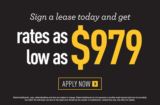 Get rates as low as $979
